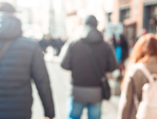 Group of people walking