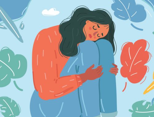 Person feeling guilty